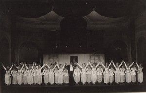 Londres Coliseum? Theatre Comedie Musicale Ancienne Stage Photo 1932 #2