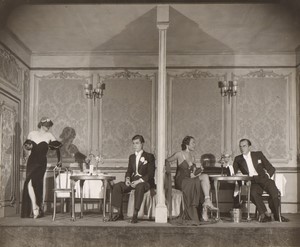 Londres Coliseum? Theatre Comedie Musicale Ancienne Stage Photo 1932 #5