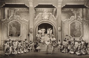 Londres Coliseum? Theatre Comedie Musicale Ancienne Stage Photo 1932 #9