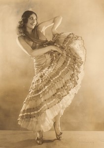 USA New York Theatre Danse Costume Ancienne Photo Nicolas Haz 1920's