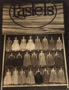 USA New York Broadway Theatre Pascaud Pastels ancienne Photo De Mirjian 1925