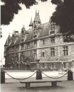 France Paris Impression Study Hotel de Sens Le Marais old large Photo 1966