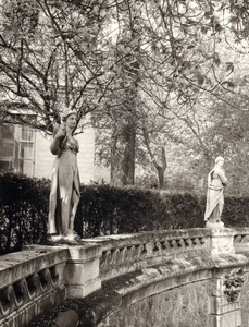 France Paris Impression Study Statues in a Garden old large Photo 1966 #2