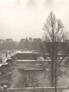 France Paris Impression Study Pont Neuf Bridge Winter old large Photo 1966 #9