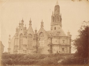 France Lampaul Guimiliau Saint-Miliau Church Apse large Photo Mieusement 1885