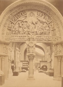France Vezelay eglise de la Madeleine ancienne grande Photo Mieusement 1885