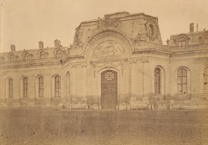 France Chantilly castle Great Stables Ecuries old large Photo 1885