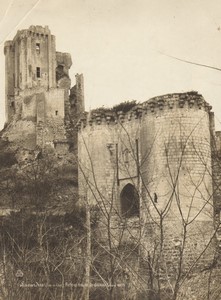 France Lavardin Castle Door Dungeon old large Photo M.H. 1887 later print