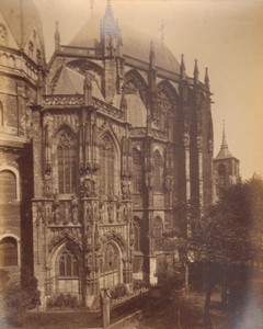 Germany Aachen Aix La Chapelle Cathedral Old Photo 1880
