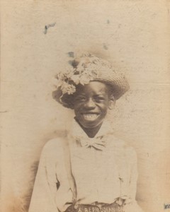 United Kingdom Islands of Bermuda Young Boy Old Photo 1900