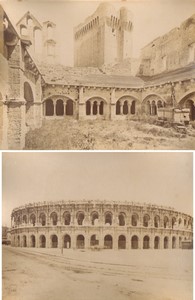 France Arles Montmajour Abbey Nîmes Amphitheatre Arena Old Photos Neurdein 1880