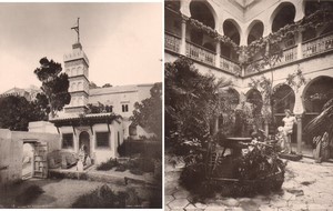 Algeria Alger Sidi Abderhaman mosquee & Library 2 old Photos Leroux 1900