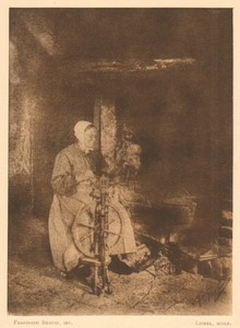 Belgium l'Art en Photographie Spinner old Halftone Ferdinand Beguin 1901