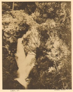 Belgium l'Art en Photographie Waterfall old Halftone Leroy 1901