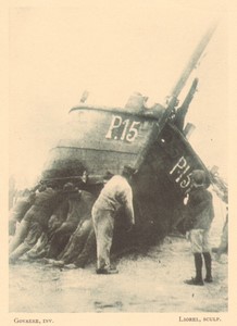 Belgium l'Art en Photographie Fishermen old Halftone Govaere 1901