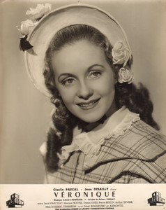 France Film Musical Véronique Giselle Pascal? Old Photo 1950
