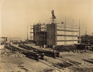 France Dunkerque Port Extension Construction work Old Photo 1935 #5