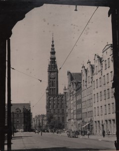 Poland Gdansk the Golden Door Old Photo 1962