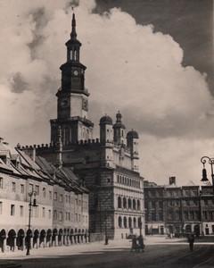 Poland Poznan City Hall Old Photo 1962