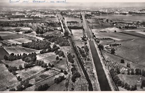 France North Conde sur Escaut Old Aerial Photo 1960