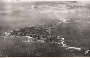 France Quiberon peninsula Old Aerial Photo 1960