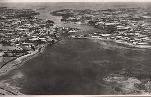 France Lezardrieux panorama Old Aerial Photo 1960