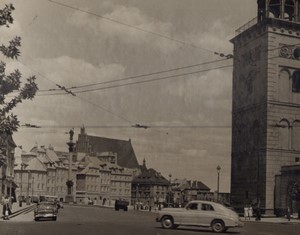 Poland Warsaw the Old City Old Photo 1962