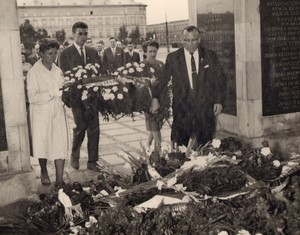 Poland Warsaw Tomb of the Unknown Soldier Old Photo 1962