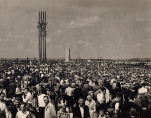 Poland field of Grunwald commemoration Old Photo 1962