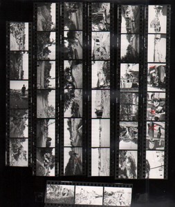 Travel in Asia Middle East? Artistic Study Old contact print photo 1970