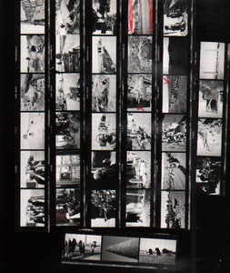 Travel in Asia Middle East? Artistic Study Old contact print photo 1970