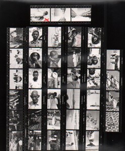 Travel in Asia India Artistic Study Old contact print photo 1970