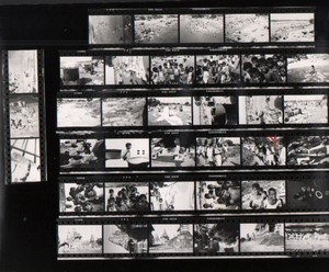 Travel in Asia India Artistic Study Old contact print photo 1970