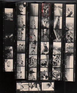 Travel in Asia India Artistic Study Old contact print photo 1970