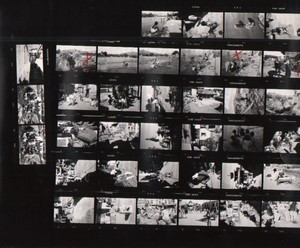 Travel in Asia Nepal Artistic Study Old contact print photo 1970