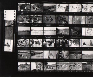 Travel in Asia Nepal Artistic Study Old contact print photo 1970