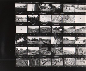 Travel in Asia Nepal Artistic Study Old contact print photo 1970