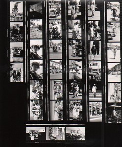 Travel in Asia China? Artistic Study Shops Old contact print photo 1970