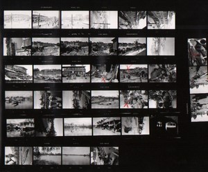 Travel in Asia Far East? Artistic Study Old contact print photo 1970