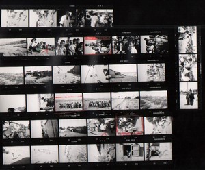 Travel in Asia Middle East? Artistic Study Old contact print photo 1970