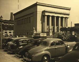 Maryland Baltimore World War Memorial Automobiles Old Photo 1940