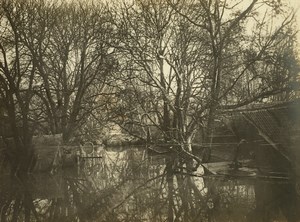 France Paris Inondations de 1910 Floods Seine River Old Photo