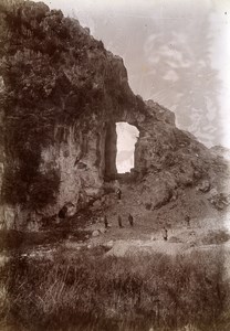 Near Lang Son Rocks Van Men Plain Vietnam Old Photo Tong Sing 1895