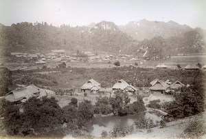 Panorama of Phu Binh Gia Cai KinhTonkin Vietnam Old Photo Tong Sing 1895