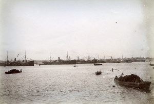 Colombo Sri Lanka Boats Old Photo 1895