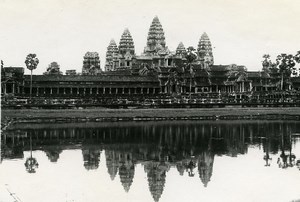 Indochina Cambodia Angkor Old Amateur Snapshot Photo 1930
