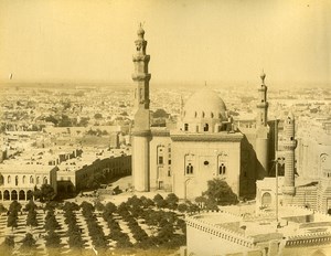 Egypt Cairo Panorama 2 Old Photos Panorama Zangaki Front/Back 1885