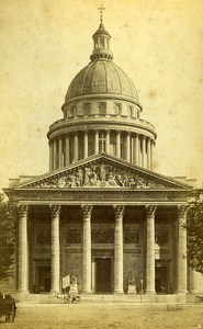 France Paris Pantheon Old Cabinet Photo Debitte & Herve 1875