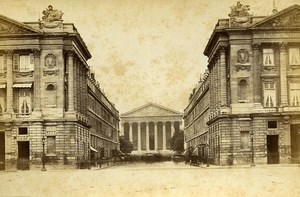France Paris Royale Street Old Cabinet Photo Debitte & Herve 1875