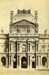 France Paris Louvre Palace Old Cabinet Photo Debitte & Herve 1875